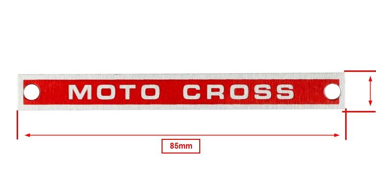 Stuurplaatje Woord [moto Cross]