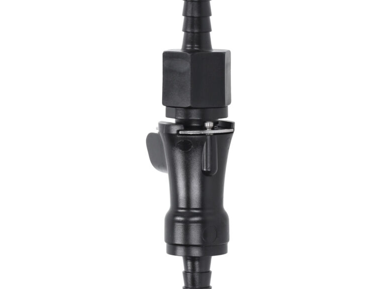 Koppeling Benzineslang Universeel Snelsluiting 6mm Zwart Vc18933
