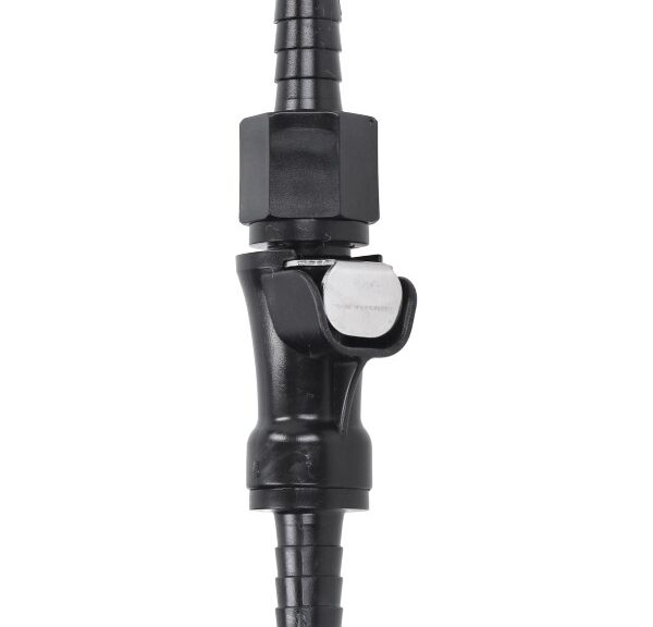 koppeling benzineslang universeel snelsluiting 8mm zwart vc18934
