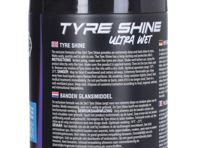 Bandenzwart 5 In 1 Glans (tyre Shine) 650ml Spuitbus