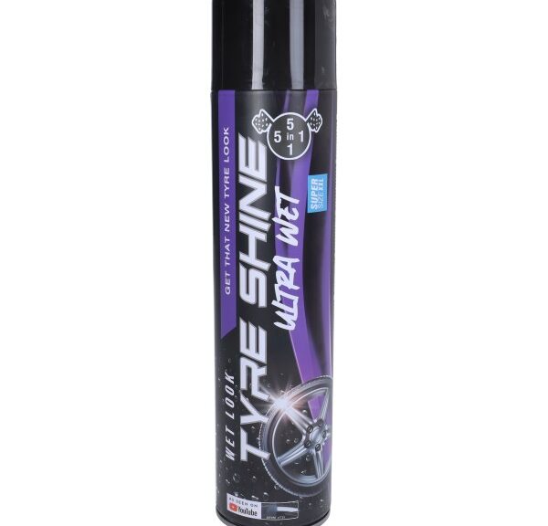 bandenzwart 5 in 1 glans (tyre shine) 650ml spuitbus