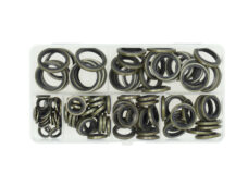 Assortimentsdoos Ringset Messing/rubber M6-m16 85pcs