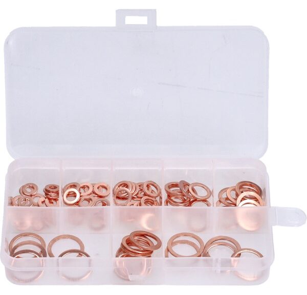 assortimentsdoos ringset koper M4-M14 100pcs