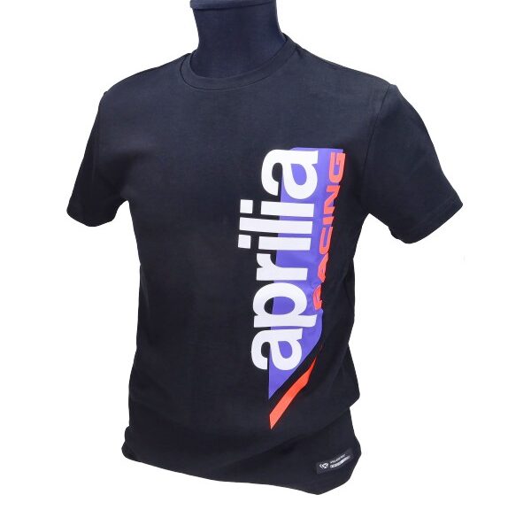 t-shirt korte mouwen Aprilia origineel woord [apr racing] S zwart 8l0010m02blk