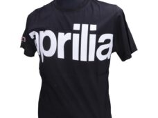 t-shirt korte mouwen Aprilia origineel woord [aprilia] M zwart 6076280m02b