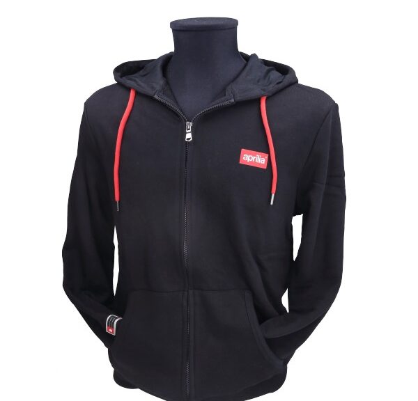 hoodie Aprilia origineel woord [aprilia] L zwart 6076290m03b