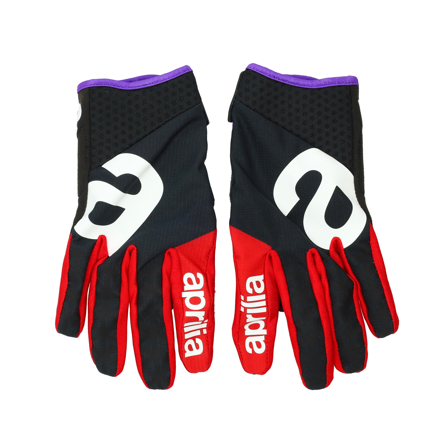 Handschoenset Aprilia Origineel Race Wheelie M Zwart/rood 8t0023m03blk