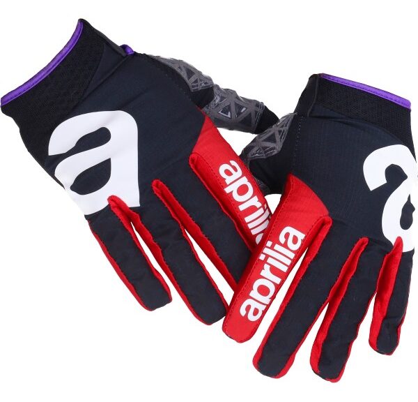 handschoenset Aprilia origineel race wheelie L zwart/rood 8t0023m04blk