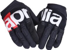 handschoenset Aprilia origineel race met knokkels en touch - rapid dash air - M zwart 8t0003m03blk