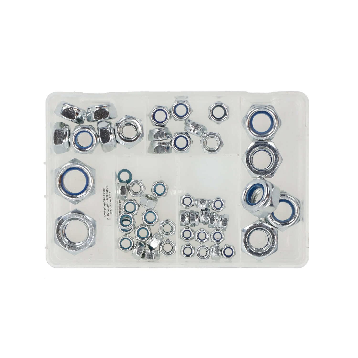 Assortimentsdoos Moeren M4-m12 53pcs