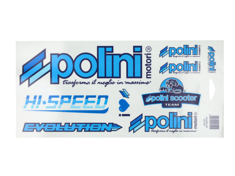 Stickerset Polini 30x17cm 9-delig 225.020