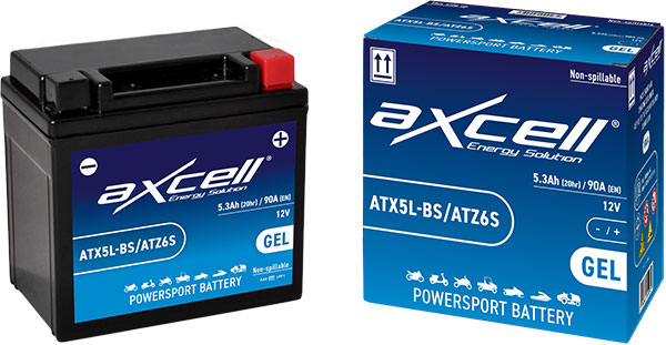 Accu Axcell atx5l-bs/ytx5l-bs sla/gel
