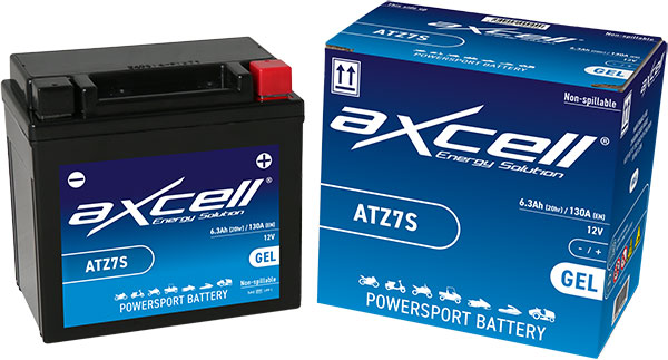 Accu Axcell atz7s/ytz7s sla/gel jet