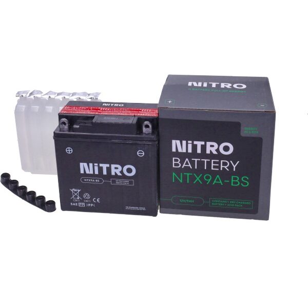 accu nitro ntx9a-bs/ytx9a-bs onderhoudsvrij