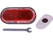 achterlicht Blink + alarm + afstandsbediening en flits (locator) functie fatbike