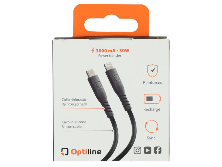 Oplaadkabel Lampa Silicone Telefoon Usb Type C > Apple 8 Pin Lengte 20cm 91783