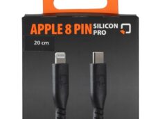 oplaadkabel lampa silicone telefoon USB type C > Apple 8 pin lengte 20cm 91783