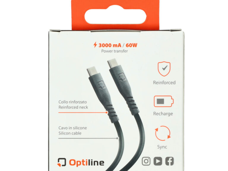Oplaadkabel Lampa Silicone Telefoon Usb Type C > Usb Type C Lengte 20cm 91789