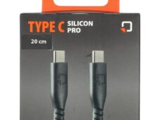 oplaadkabel lampa silicone telefoon USB type C > USB type C lengte 20cm 91789