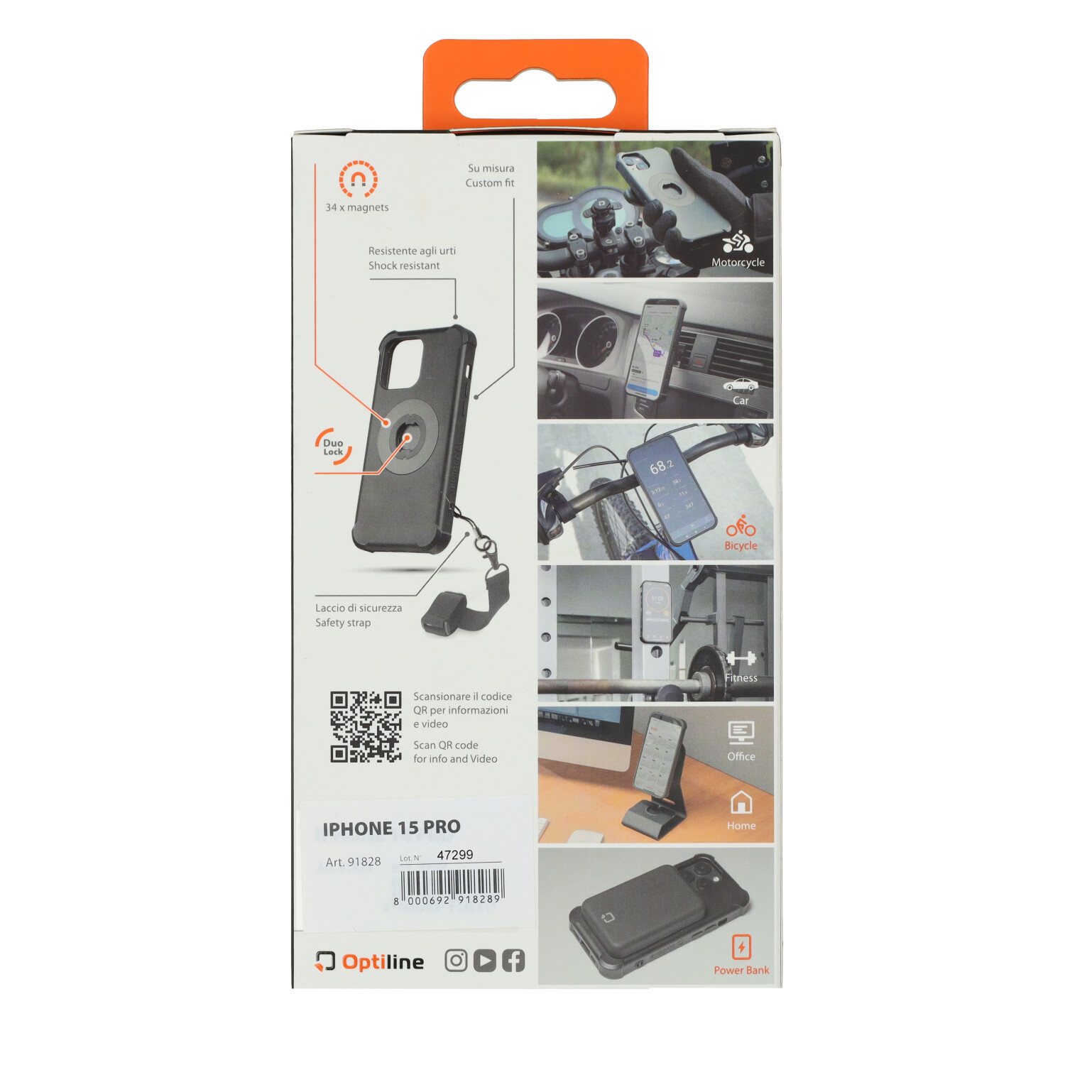 Magsafe Lampa Telefoonhoes Duolock Voor Iphone 15 Pro 91828 - Afbeelding 2