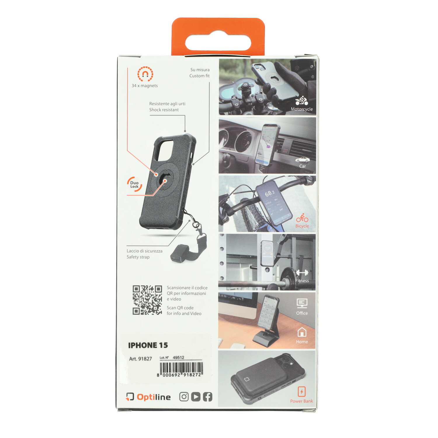 Magsafe Lampa Telefoonhoes Duolock Voor Iphone 15 91827 - Afbeelding 2