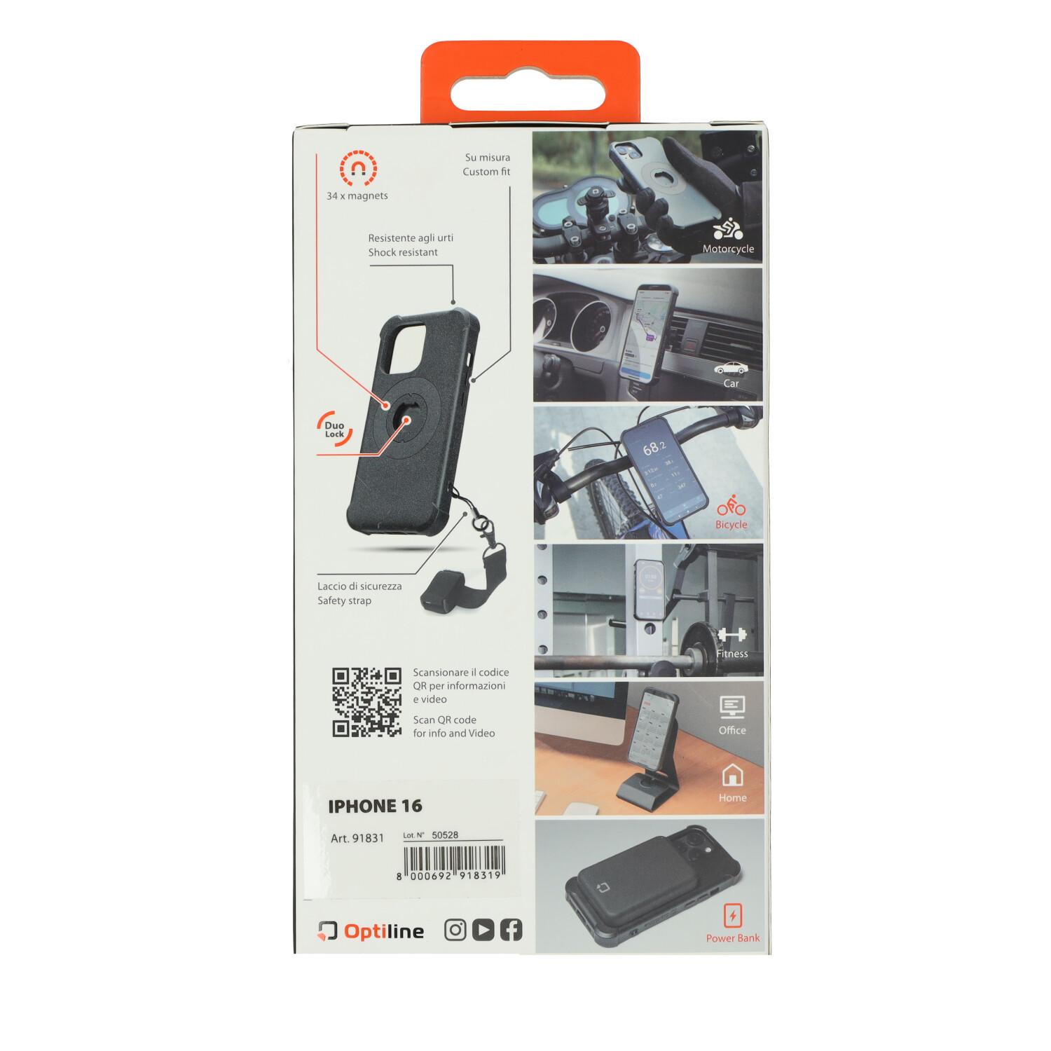 Magsafe Lampa Telefoonhoes Duolock Voor Iphone 16 91831 - Afbeelding 2
