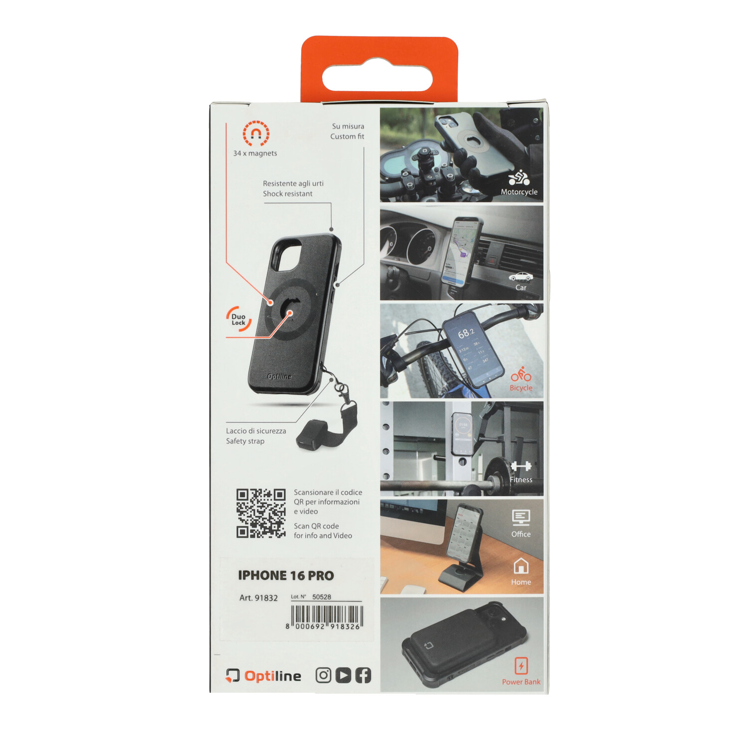 Magsafe Lampa Telefoonhoes Duolock Voor Iphone 16 Pro 91832 - Afbeelding 2