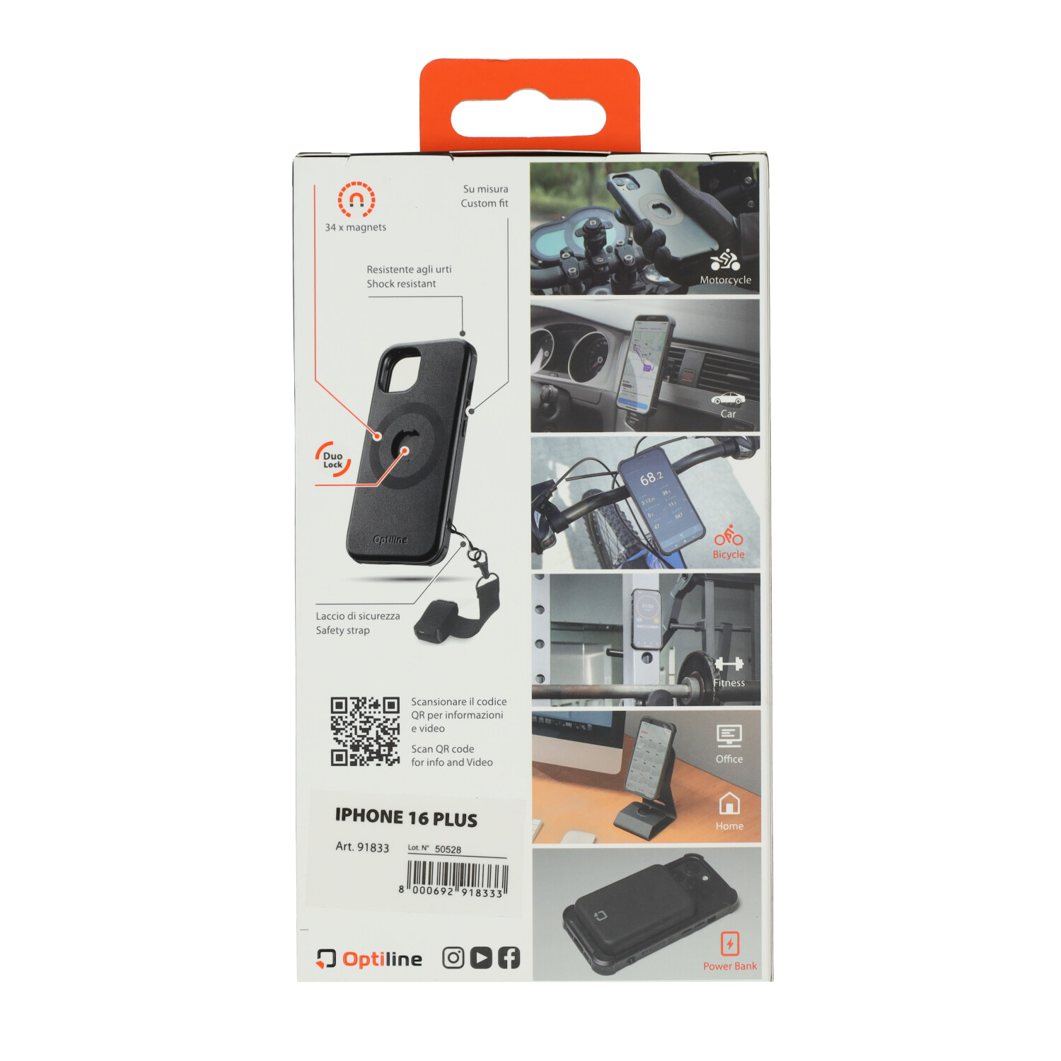 Magsafe Lampa Telefoonhoes Duolock Voor Iphone 16 Plus 91833 - Afbeelding 2