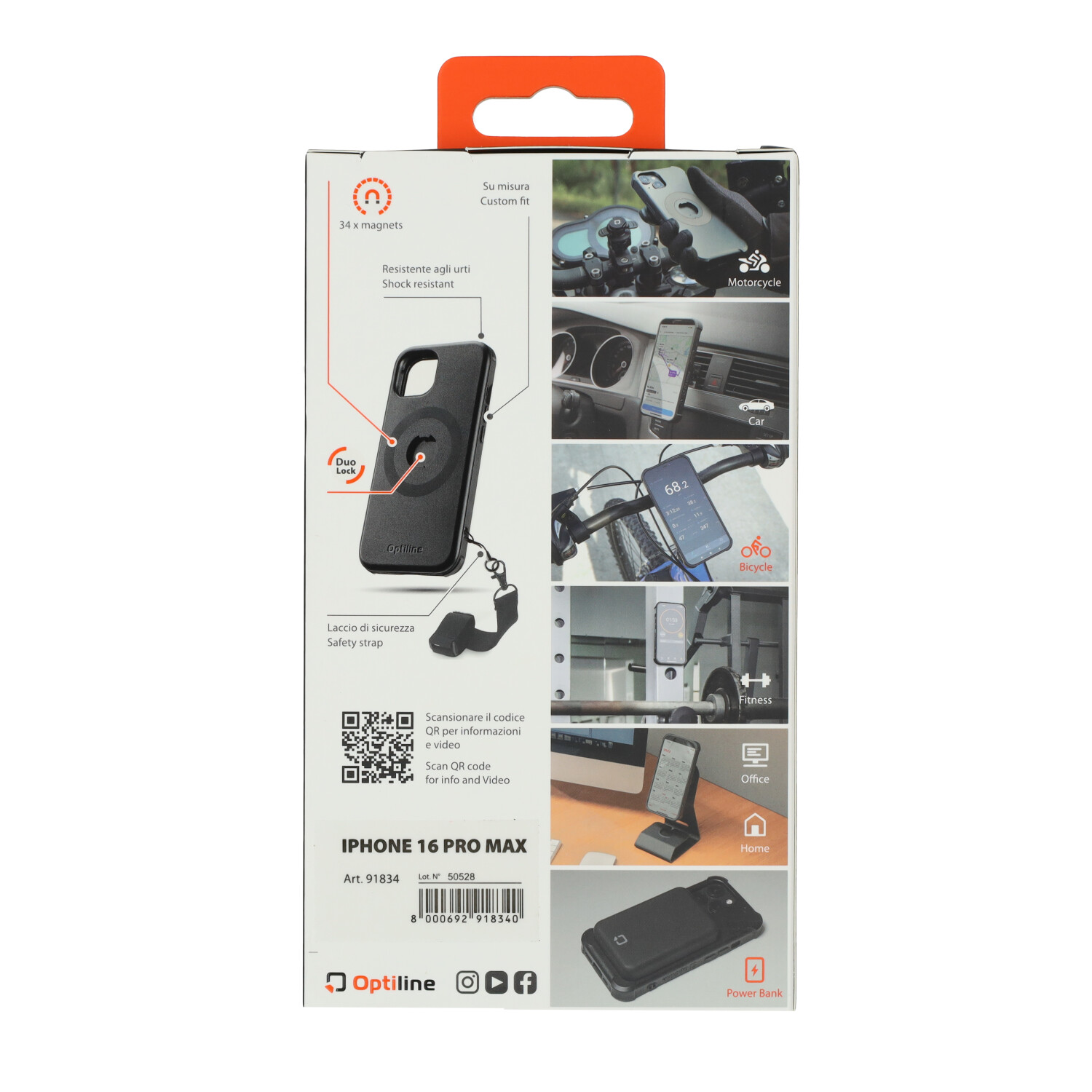 Magsafe Lampa Telefoonhoes Duolock Voor Iphone 16 Pro Max 91834 - Afbeelding 2