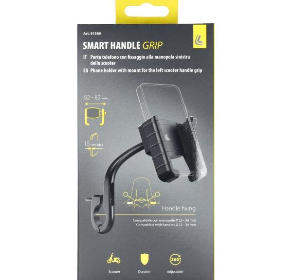 houder lampa telefoon handvatbevestiging links bromfiets
