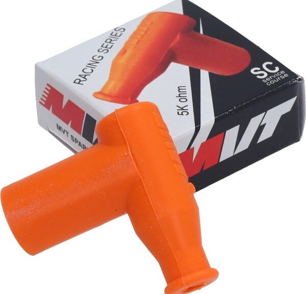 bougiekap MVT waterdicht silicone (groot gat) oranje ap01