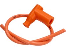 bougiekap MVT + kabel silicone waterdicht (groot gat) oranje universeel ap02