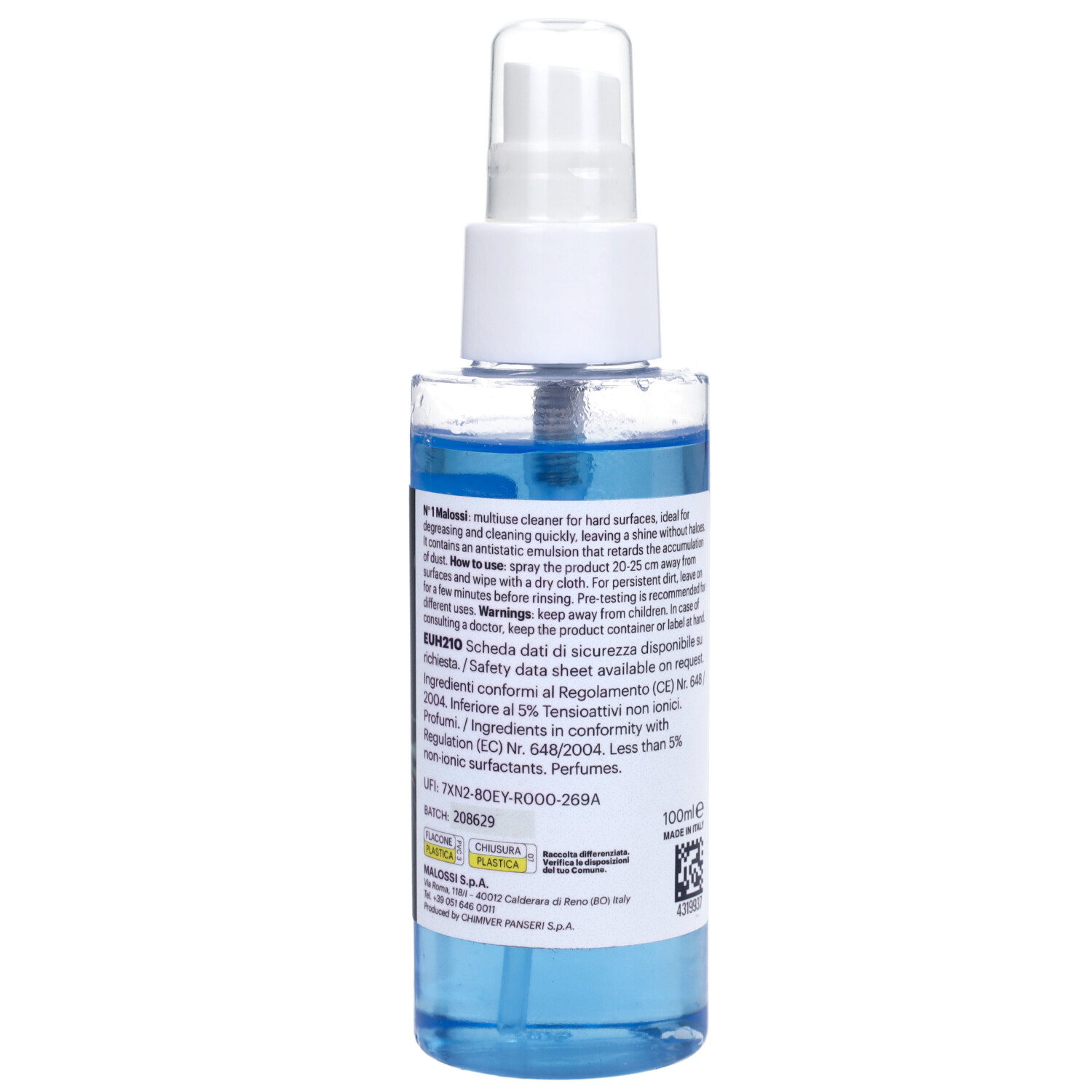 Schoonmaakmiddel Malossi Nr 1 Multifunctioneel 100ml Fles 4319937