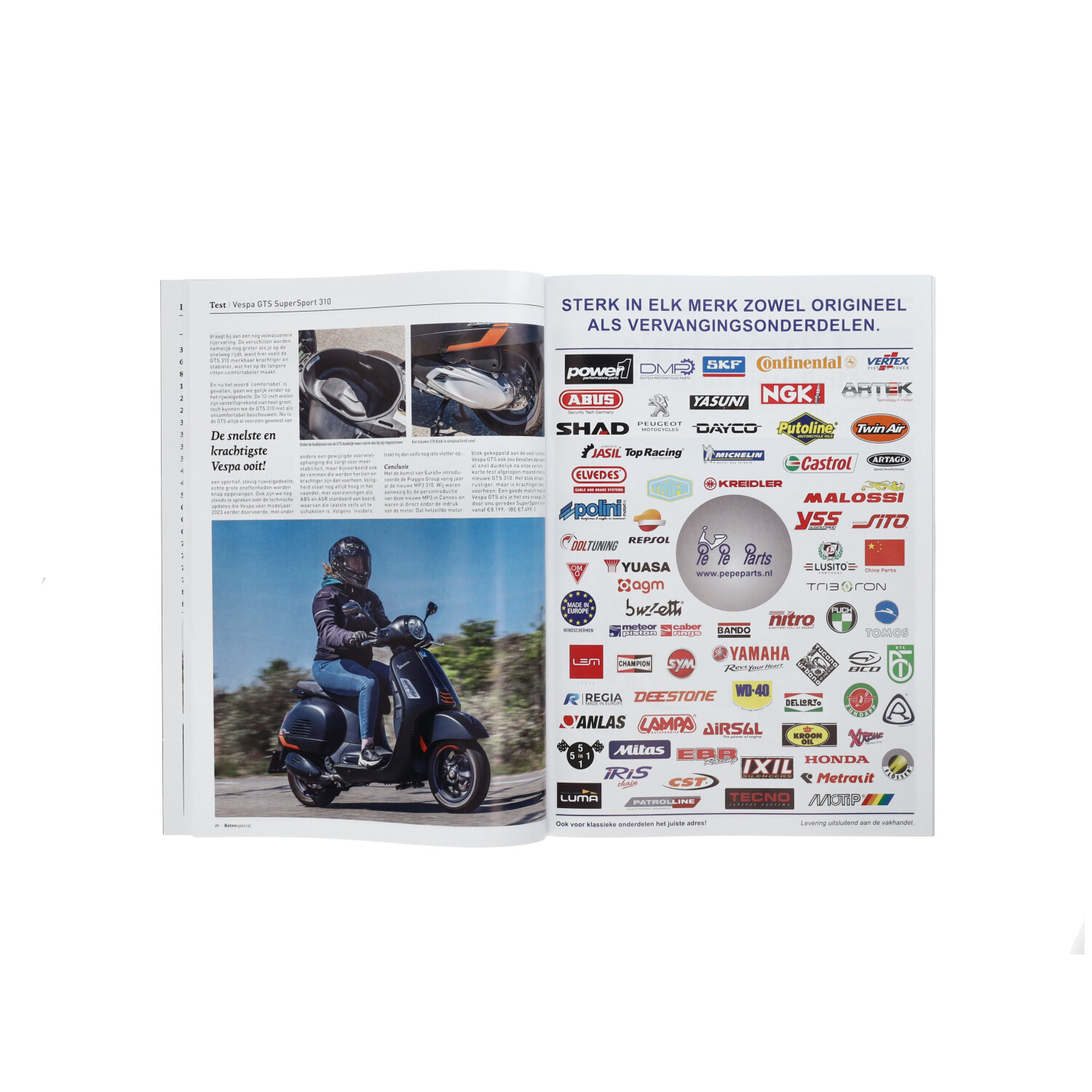 Accessoire Tijdschrift Vespa Retro Special 2025