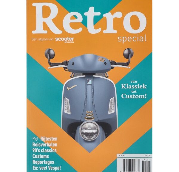 accessoire tijdschrift vespa retro special 2025