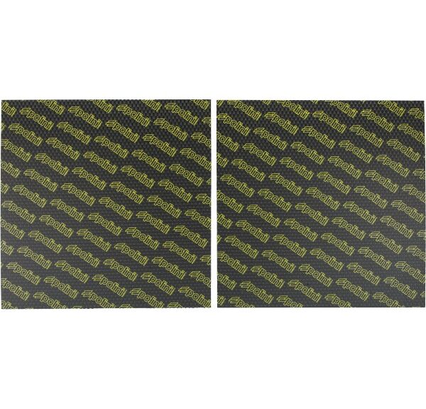 membraanplaatset polini carbon 110x100x0.25mm geel 2pcs 213.0599