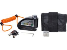 schijfremslot DMP + alarm + memory kabel 7mm zwart