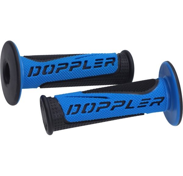 handvatset Doppler radical universeel zwart/blauw 22/24mm 487284