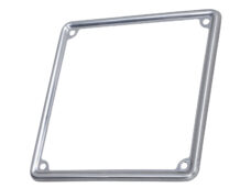 Rand Kentekenplaat Metaal 170x170mm Vespa Classic Chroom