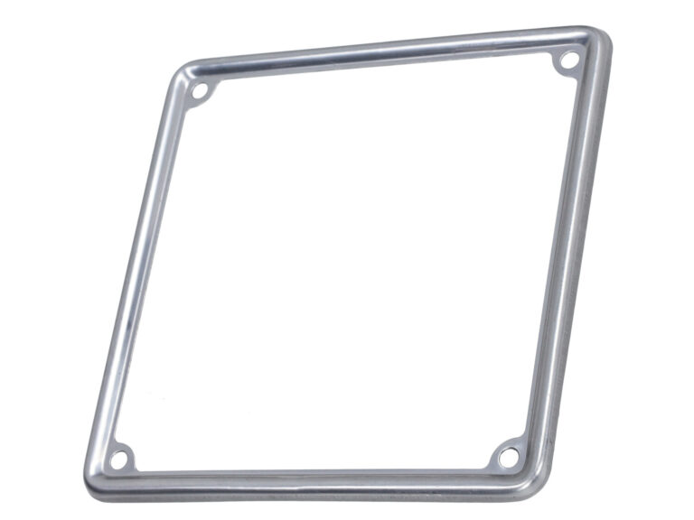 Rand Kentekenplaat Metaal 170x170mm Vespa Classic Chroom