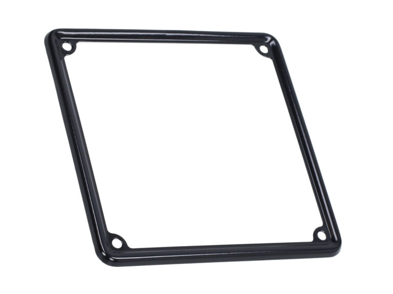 Rand Kentekenplaat Metaal 170x170mm Vespa Classic Zwart
