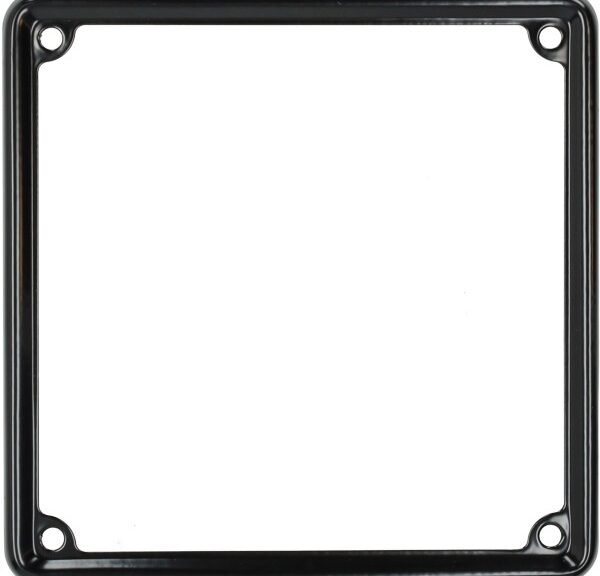 rand kentekenplaat metaal 170x170mm vespa classic zwart