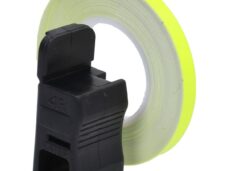 sticker universeel cif wielbies reflecterend + montage-adapter 5mm geel fluor