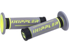 handvatset Doppler 3d universeel grijs/zwart/fluor geel 22/24mm 517393