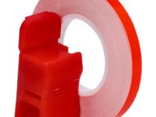 sticker universeel cif wielbies reflecterend + montage-adapter 5mm rood fluor