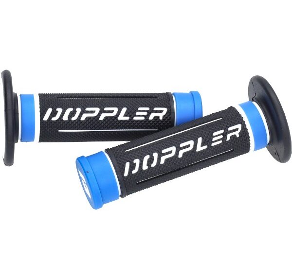 handvatset Doppler 3d universeel zwart/blauw/wit 22/24mm 517396