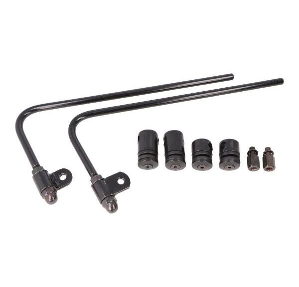 windscherm Regia bevestigingset (made in EU) (voor 124195/124196) zwart La Souris E-ID S6