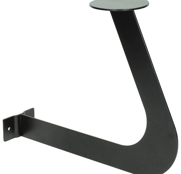 helm wandsteun metaal zwart mat