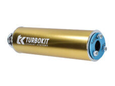 Nademper Turbokit Aluminium 3-bouts 60mm Goud