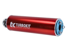 Nademper Turbokit Aluminium 3-bouts 60mm Rood
